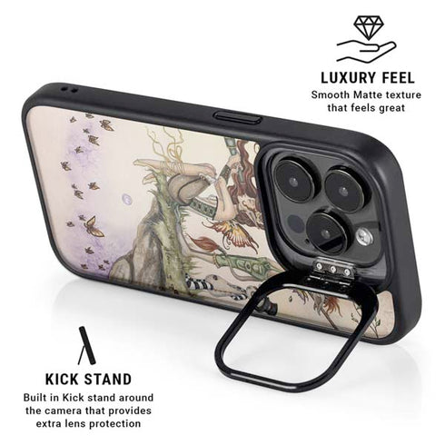 Where The Wind Takes You by Amy Brown iPhone 15 Pro Kickstand Case